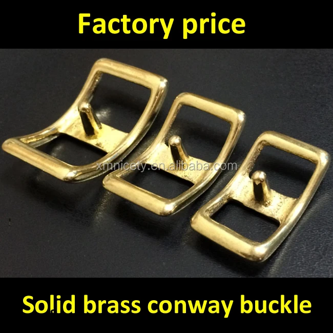 Solid brass conway buckle.JPG