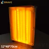 modern decorative PE plastic waterproof outdoor fancy color changing led trash bin with RGB remote control