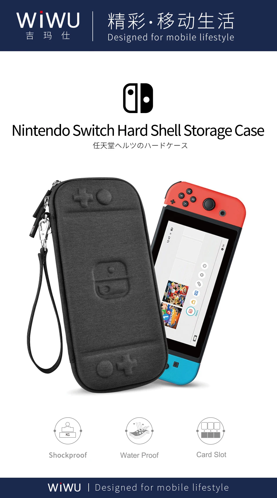 Wiwu-funda Portátil Con Diseño Original Para Jugador De Videojuegos,Estuche  De Viaje Para Jugador De Videojuegos - Buy Funda De Transporte De Juego Eva  Dura Súper Delgada Diseño Original Portátil,Funda De Transporte De
