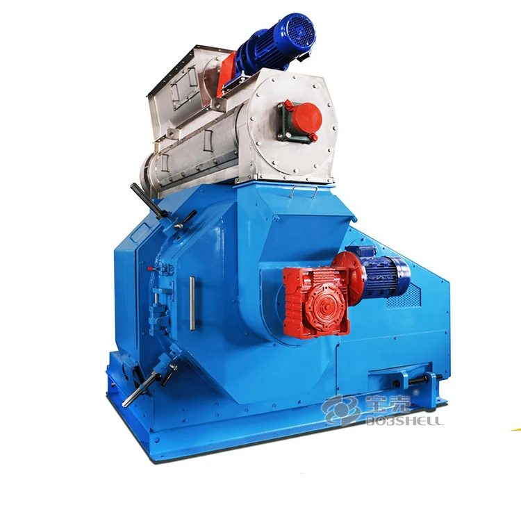What are the advantages of using a hawk pellet mill over traditional heating methods?
