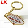 Custom company logo metal die cast metal keychain maker