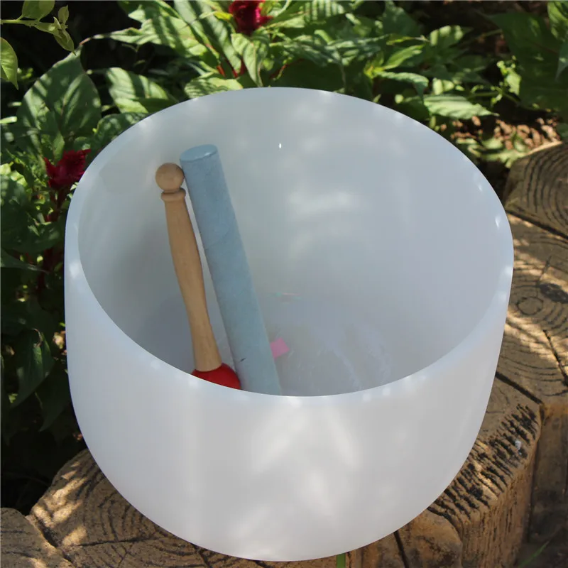 Quartz Crystal Singing Bowls Set In 432 Hz. Solfeggio Buy Quartz