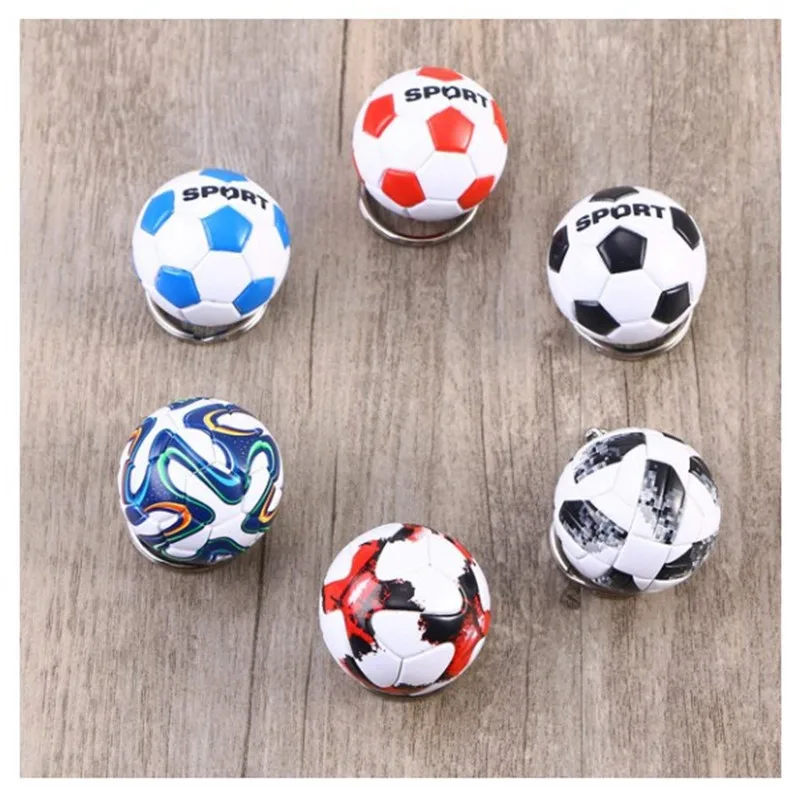 Promo custom mini soccer ball keychain