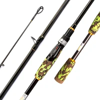 

CEMREO 4 sec Portable Travel Carbon Camo M Spinning Rod for fresh water