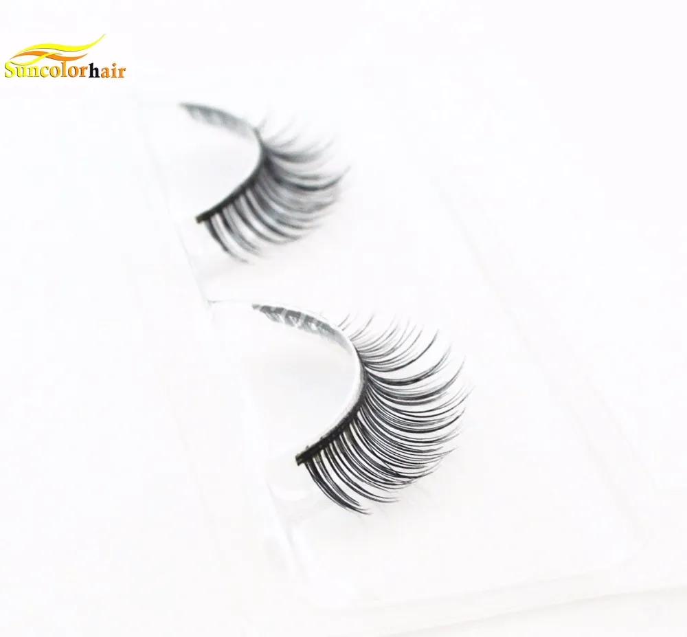 

100% Real Mink Fur Lashes, Premium Handmade 3D Mink Eyelashes, Black
