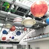 Factory Price Inflatable Solar System Planets Custom Inflatable LED Planet Balloon For Event