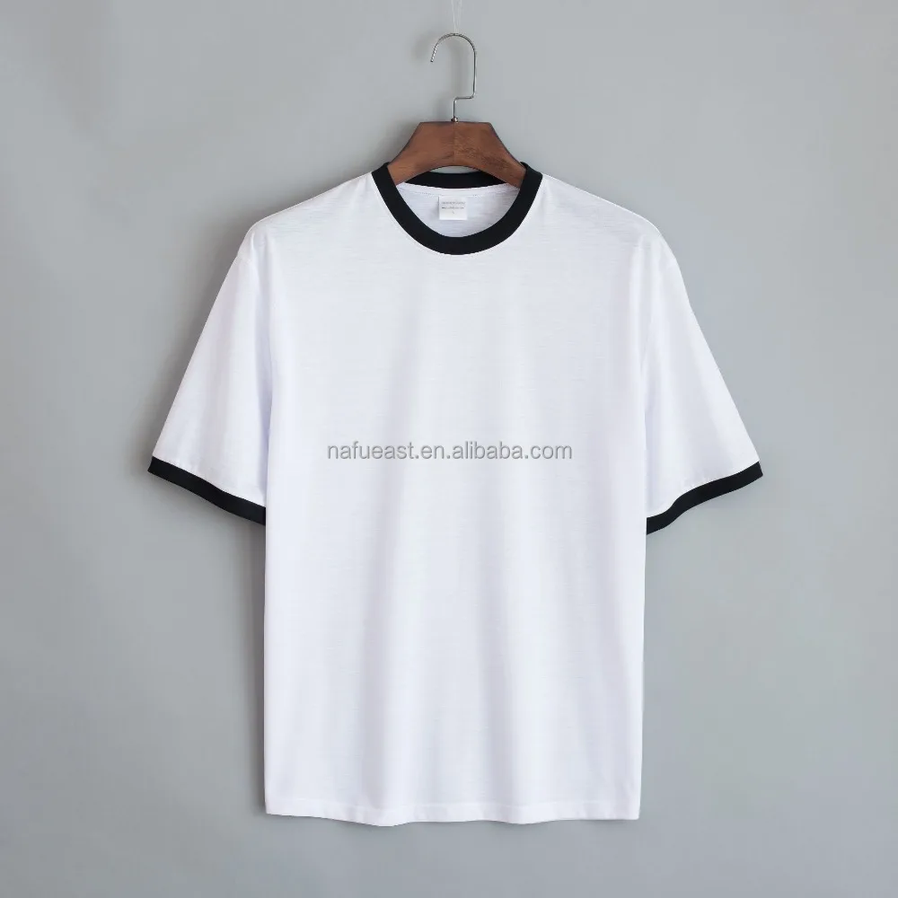 

Man's 100% Polyester Blank T-shirt Sublimation Printing Custom Design Tee Shirt for Men Summer Round Collar, N/a