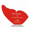 Noble Unique design excellent achievement Recognition awards butterfly Crystal Trophy