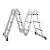 SOYOUNG 15.5ft BIG HINGE Foldable Aluminum Multi-Purpose Folding Ladder 4*3steps