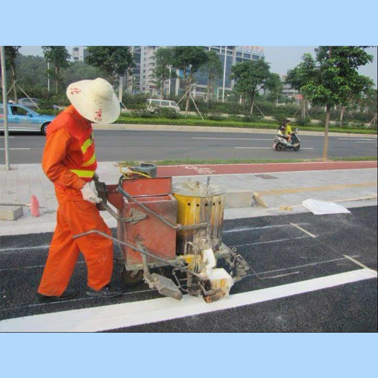 
self-propelled thermoplastic road marking paint brush making machine 