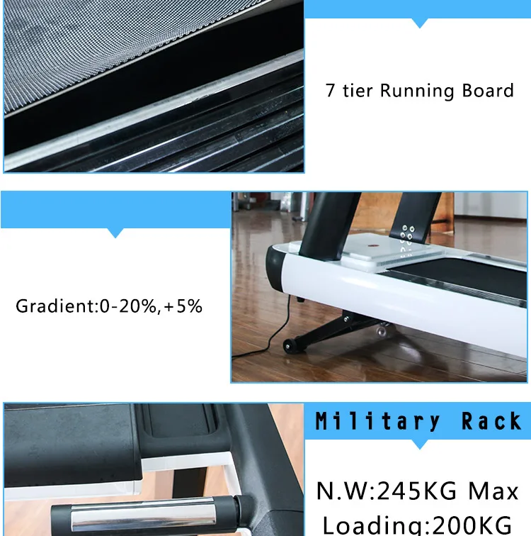 Commercial Gym Equipment AC Motorized Treadmill