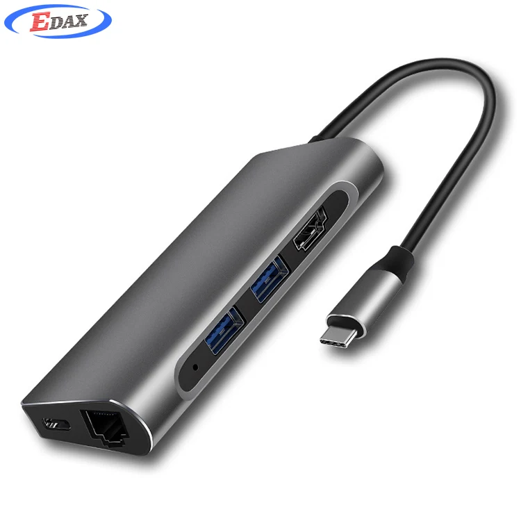 New Aluminum Multifunction Usb C HUB For Notebook