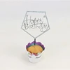 Acrylic Cake topper Insert Card Cake Decoration Baking Happy Birthday Party Acrylic topper