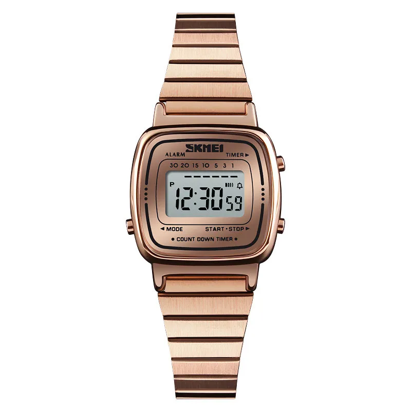 

New Hot SKMEI 1252 lady Digital Wristwatch Multi Function Casual Simple Watches For Ladies
