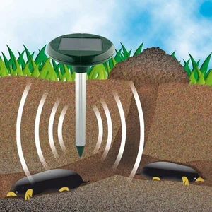 Image of Solar Power Ultrasonic Pest Repeller Chaser Snake Rodent Mice Rat Mosquito Mouse Repeller for Garden Yard Field Grass (JL-8904)