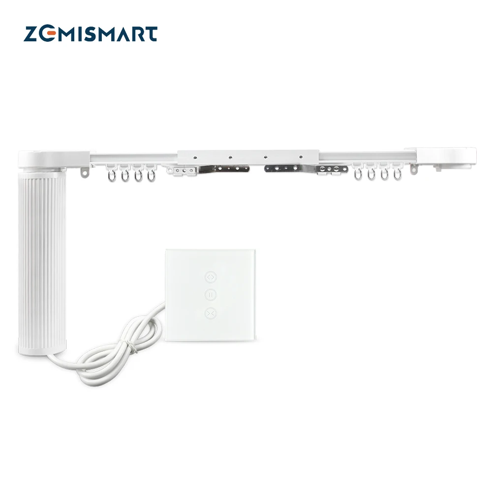 Zemismart Smart House Motorized Curtain Track With Zigbee Smart ...