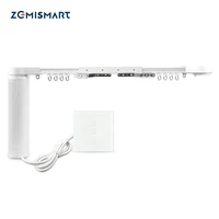 

Zemismart Smart House Motorized Zigbee Smart Curtains With Curtain Track Wall Switch SmarThings Control