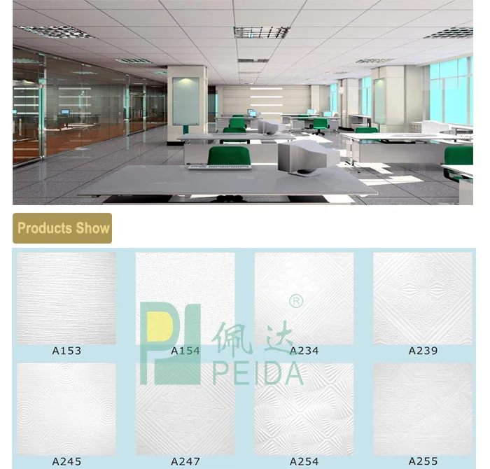 Pvc Gypsum Board Insulated Ceiling Tiles Buy Pvc Laminated