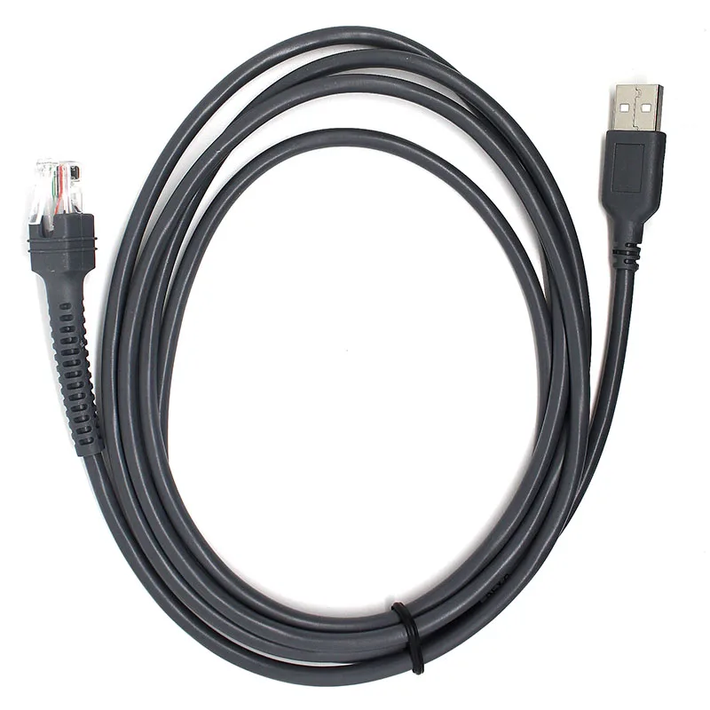 

5pcs Compatible USB 2 Meter Straight Cable For Symbol LS2208 LS4208 DS6708 Barcode Scanner Pda Parts