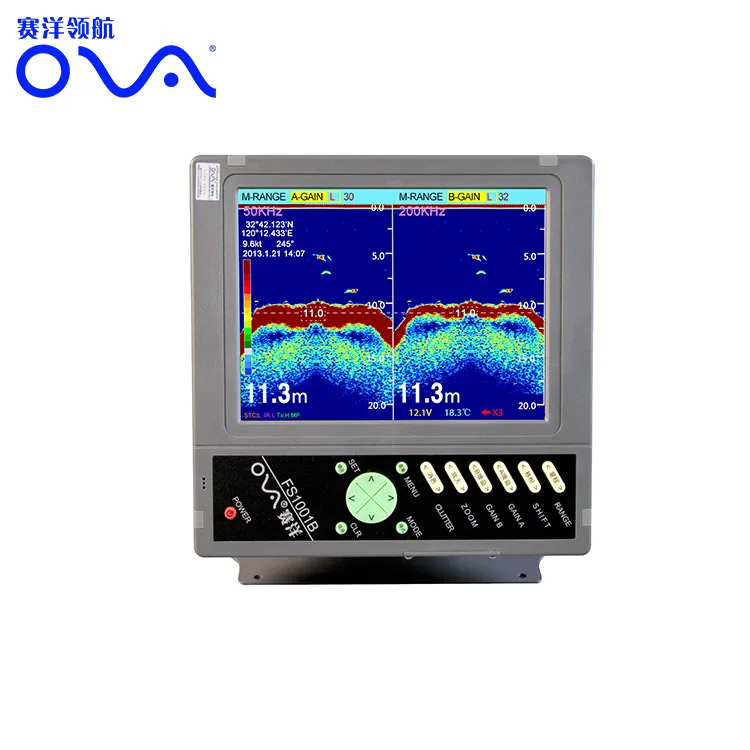 

1000-3000W Digital Signal Marine Color Fish Finder fishing professional equipments sonar Fish Finder 50&200khz