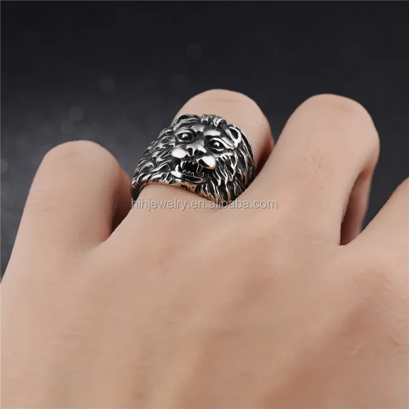 señora acero inoxidable color plata unisex 11 Dedo anular anillo F
