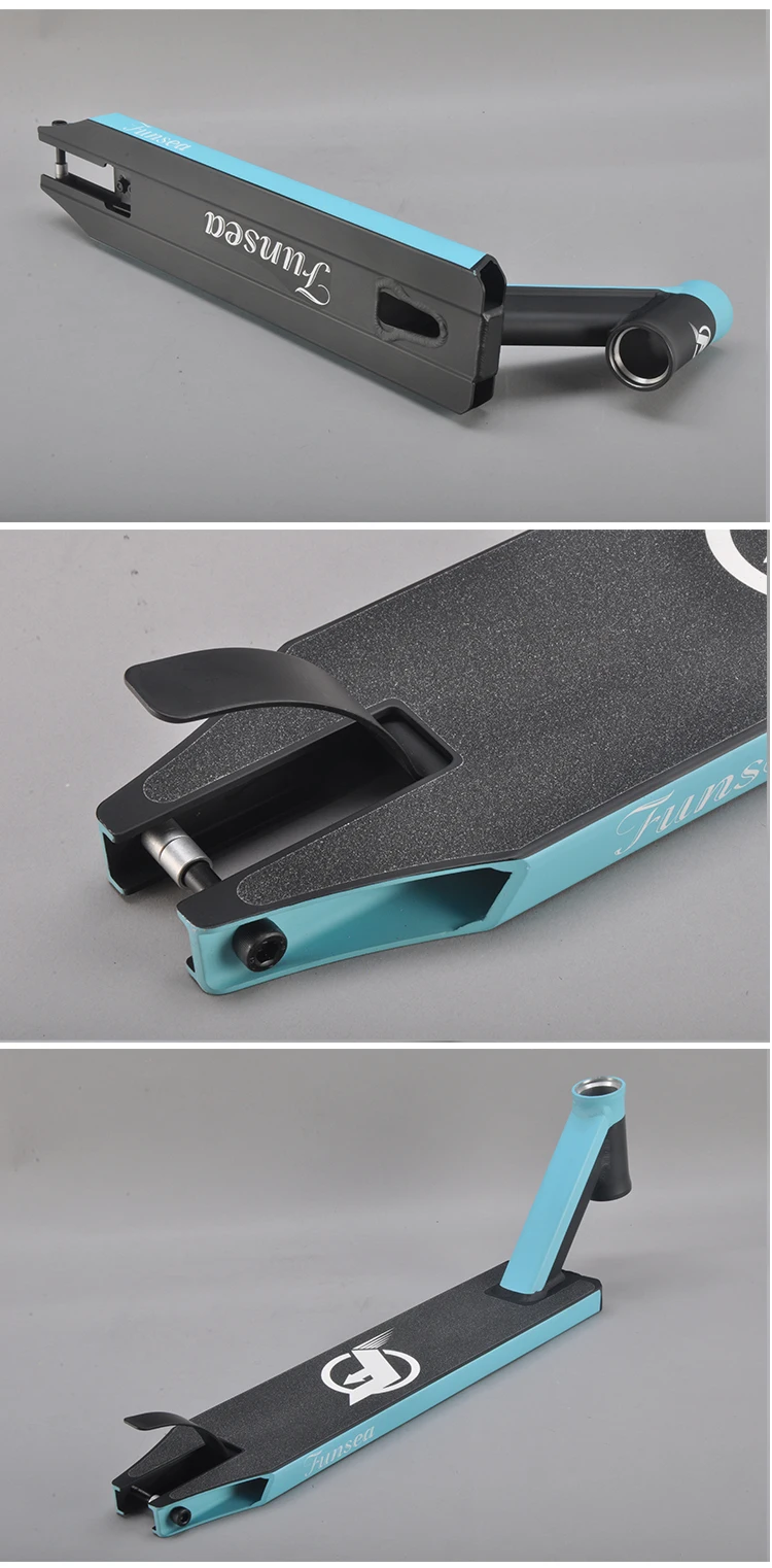 Aluminium Alloy 6061 Freestyle Scooter Decks 115*500mm Stunt Scooter