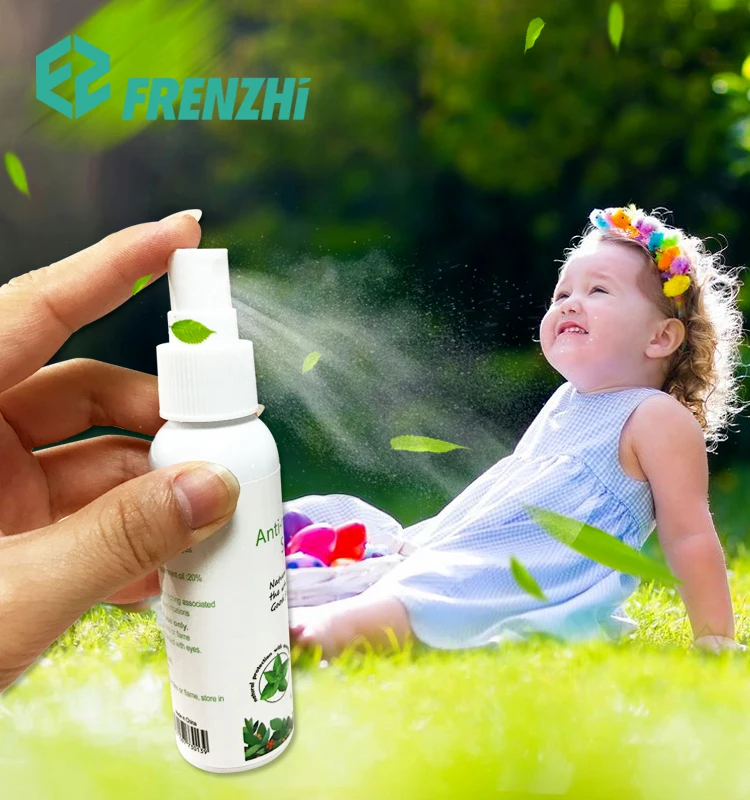 
Customized Ingredient China Factory Non-toxic Natural Anti Insect Mosquito Repellent Spray for Baby Skin Care 