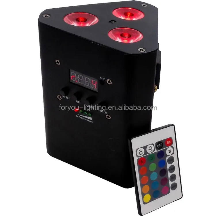 3x10W RGBW 4IN1 LED Wireless Battery Powered Stage Wash Up-Light-1.jpg