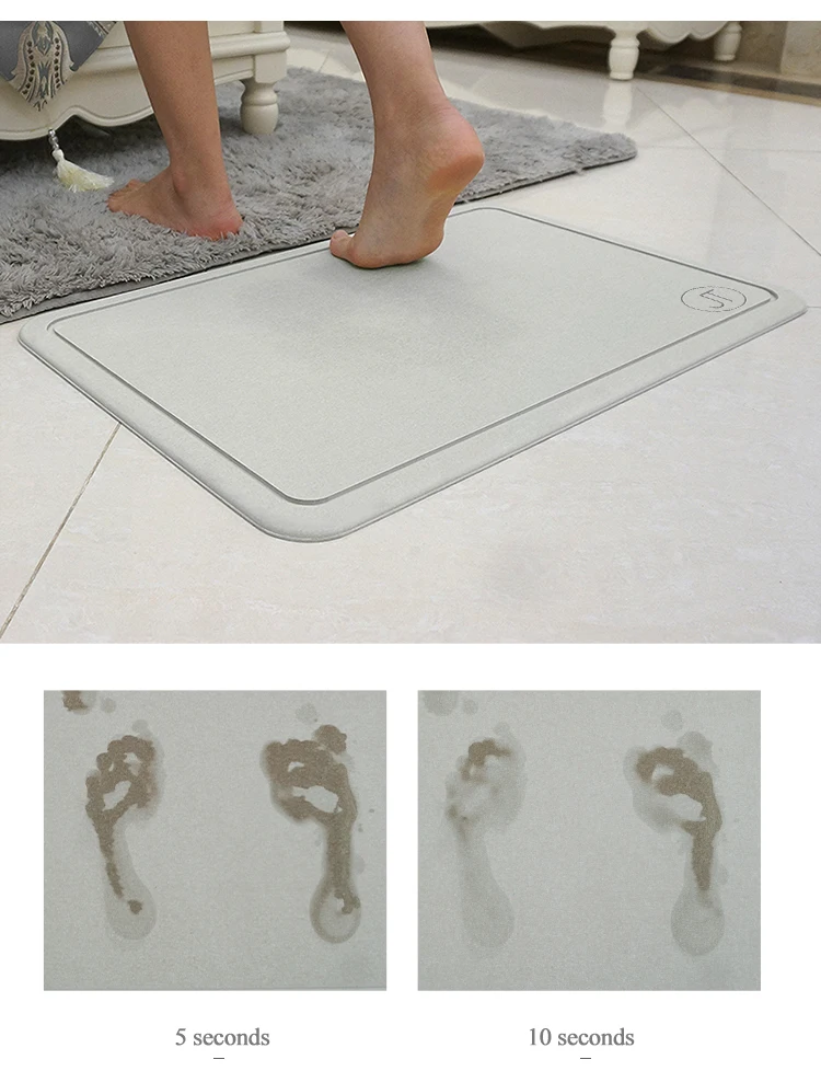 Instant Dry Quickly Soil Diatomaceous Earth Bath Mat Buy Soil