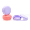 new arrival macaron 10g plastic cosmetic jar for cream face cream candy