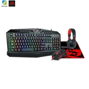 Redragon Gaming Keyboard Mouse Headset & Mouse Pad Set