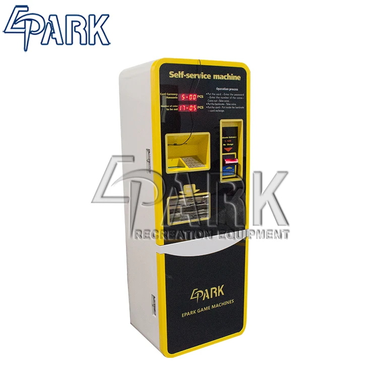 Automatic Bill Exchange Arcade Machine New Money Cash Change Machine
