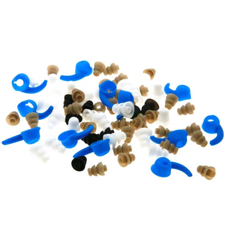 Custom Liquid Silicone Ear Tips Oem Design Premium Rubber Stretchy Ear