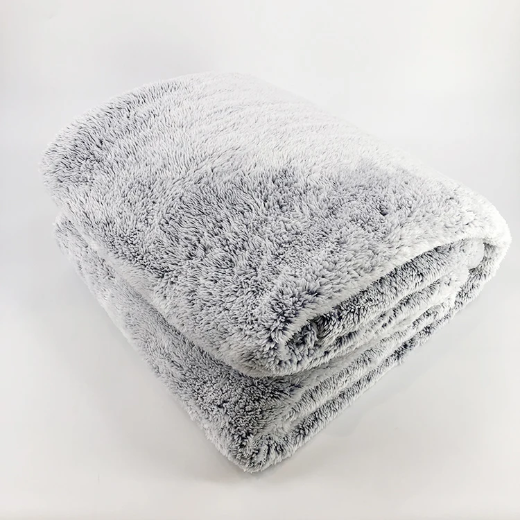 Wholesale Super Soft Sherpa Fluffy Blanket Throw With Back Side Printed