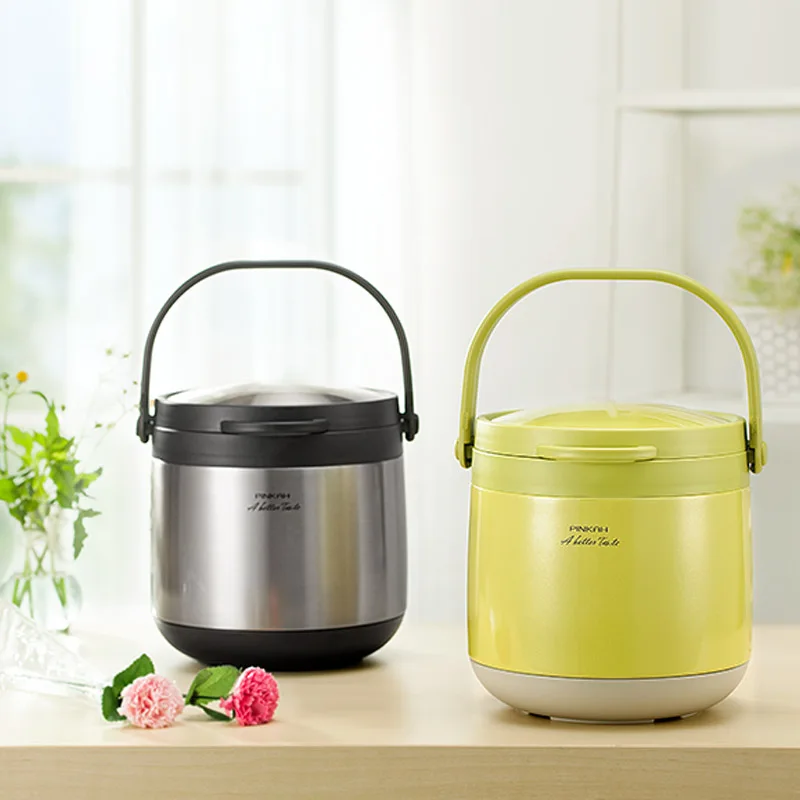 
PINKAH custom logo Large cooking pots magic thermal cooker stainless steel thermos thermal magic cooker 
