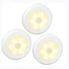 3pcs for one pack wireless cabinet home decoration motion sensor light 6 led