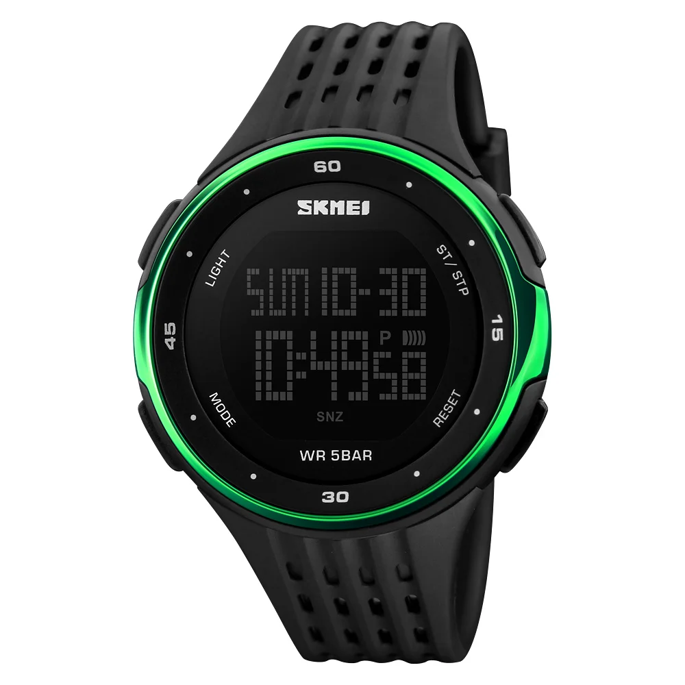 

New arrival 2018 hot fashion digital sport watch big face men watches jam tangan