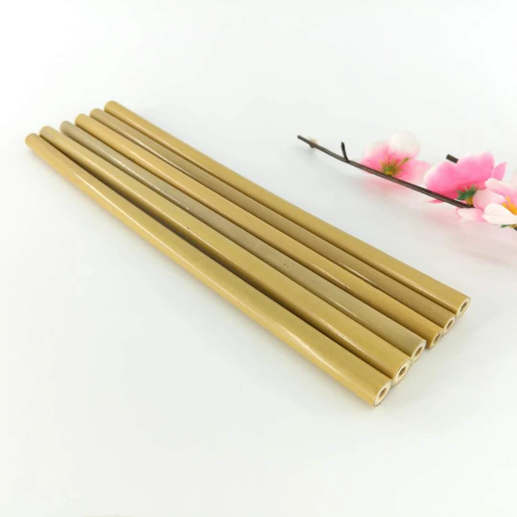 High Quality Cocktail Drinking Ecofriendly Recyclable Natural Bamboo