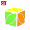 Plastic big round corner design 56.5mm promotion puzzle cube with color base