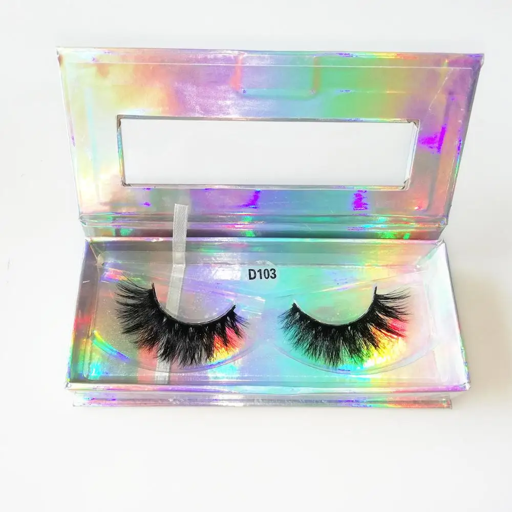 

wholesale false eyelashes package luxury 3d real mink eyelashes d22, Natural black