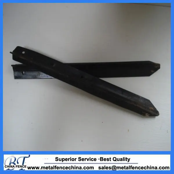 chinese supplier cheap galvanized & PVC metal green black t-post/y-post/star picket