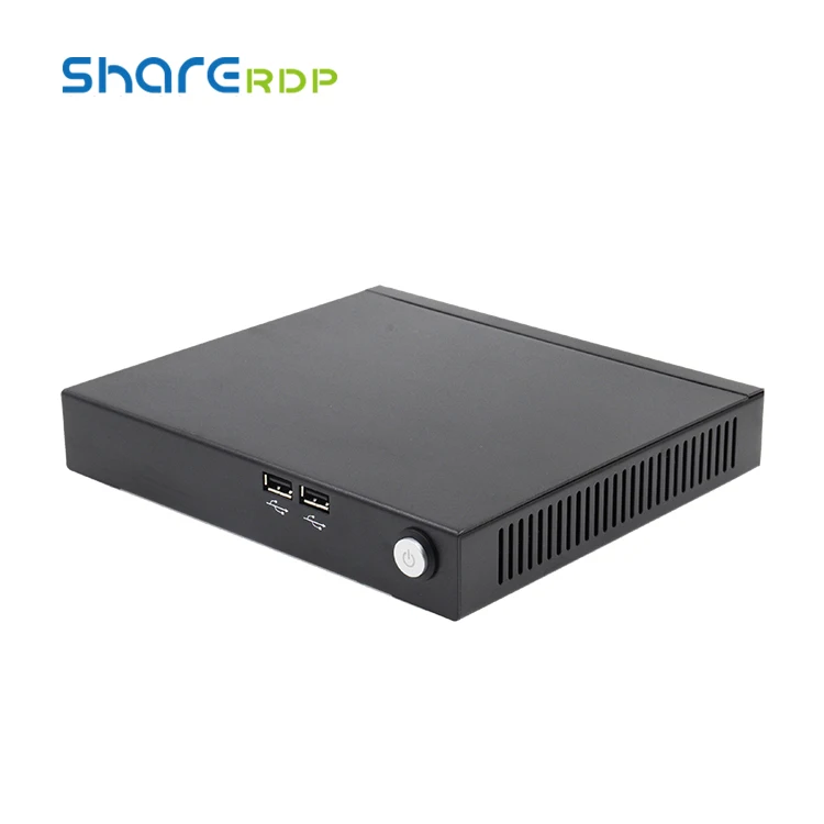 

Cheap PC thin client barebone 1080P Tiny pc N2840 A6 porcessor with wall VESA Mount mini pc