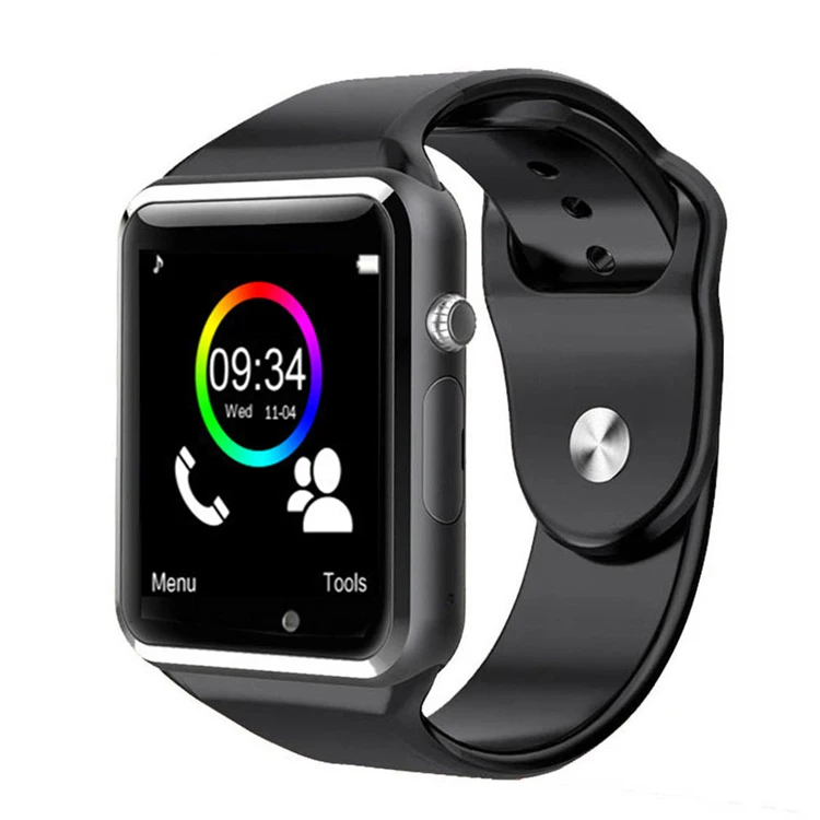 

smartwatch wireless waterproof A1 for android Smart Watch Digital With Camera SIM Card, Black;white;sliver