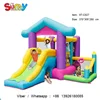 Amusement electric cars outdoor games inflatable slide bouncer