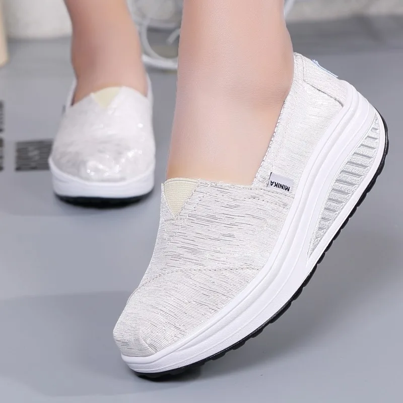 white canvas slip on shoes wholesale