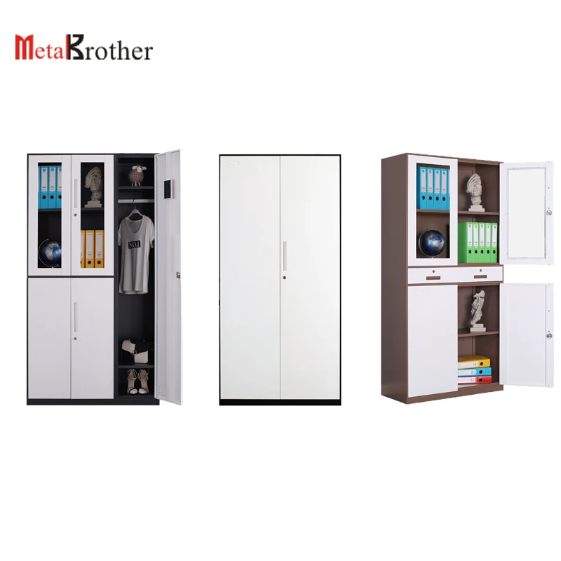 Thin Frame Metal Filing Cabinets Locking Mechanism Narrow Side