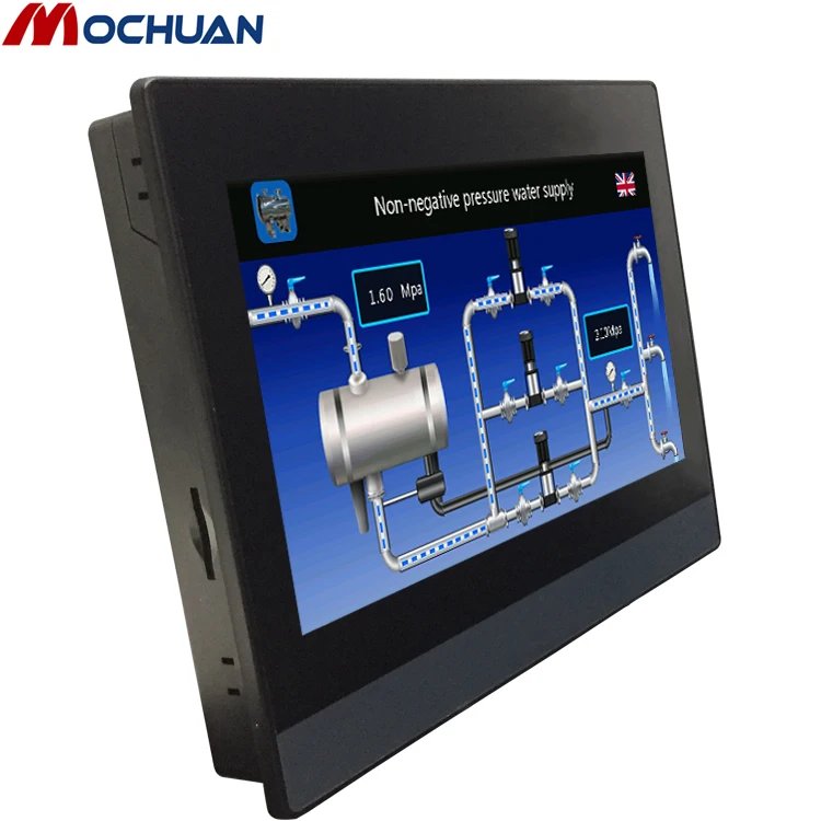 

mochuan hmi 7 inch tft round lcd display panel support RS485 vnc