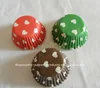 Wholesale Heart Baking Cases Mini Heart red/green/brown muffin Cupcake Cake liners baking Paper Cup