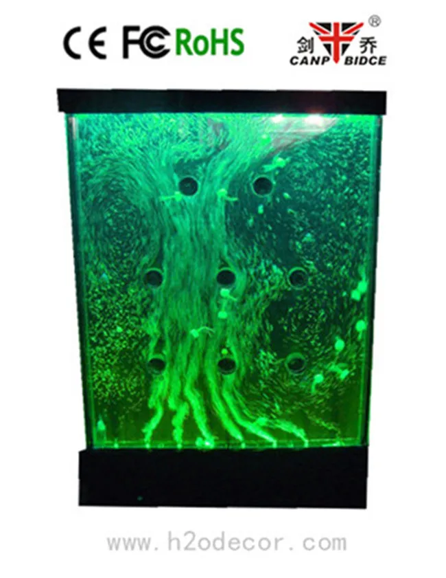 

48inch x 79inch Indoor decor customized indoor fountains acrylic water bubble wall room divider panels