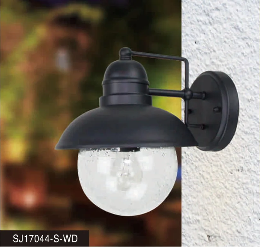 Waterproof IP44 wall decoration outdoor industrial vintage wall lamp glass
